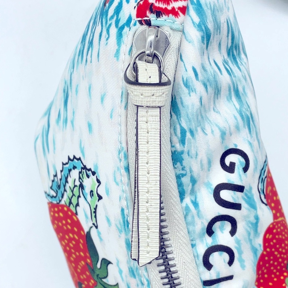 Gucci Multicolor Crossbody sling bum waist Bag with Strawberry Design seahorse - Picture 3 of 16